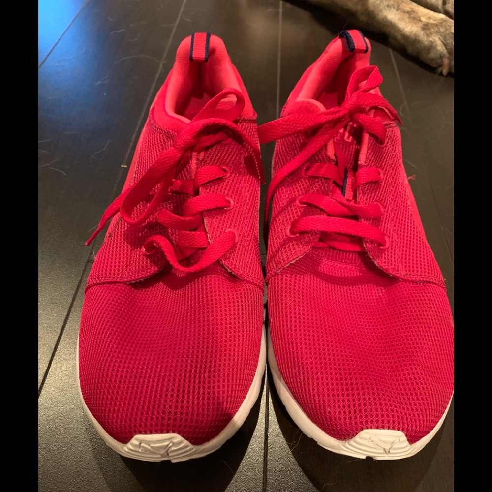 Pink puma runners size 10